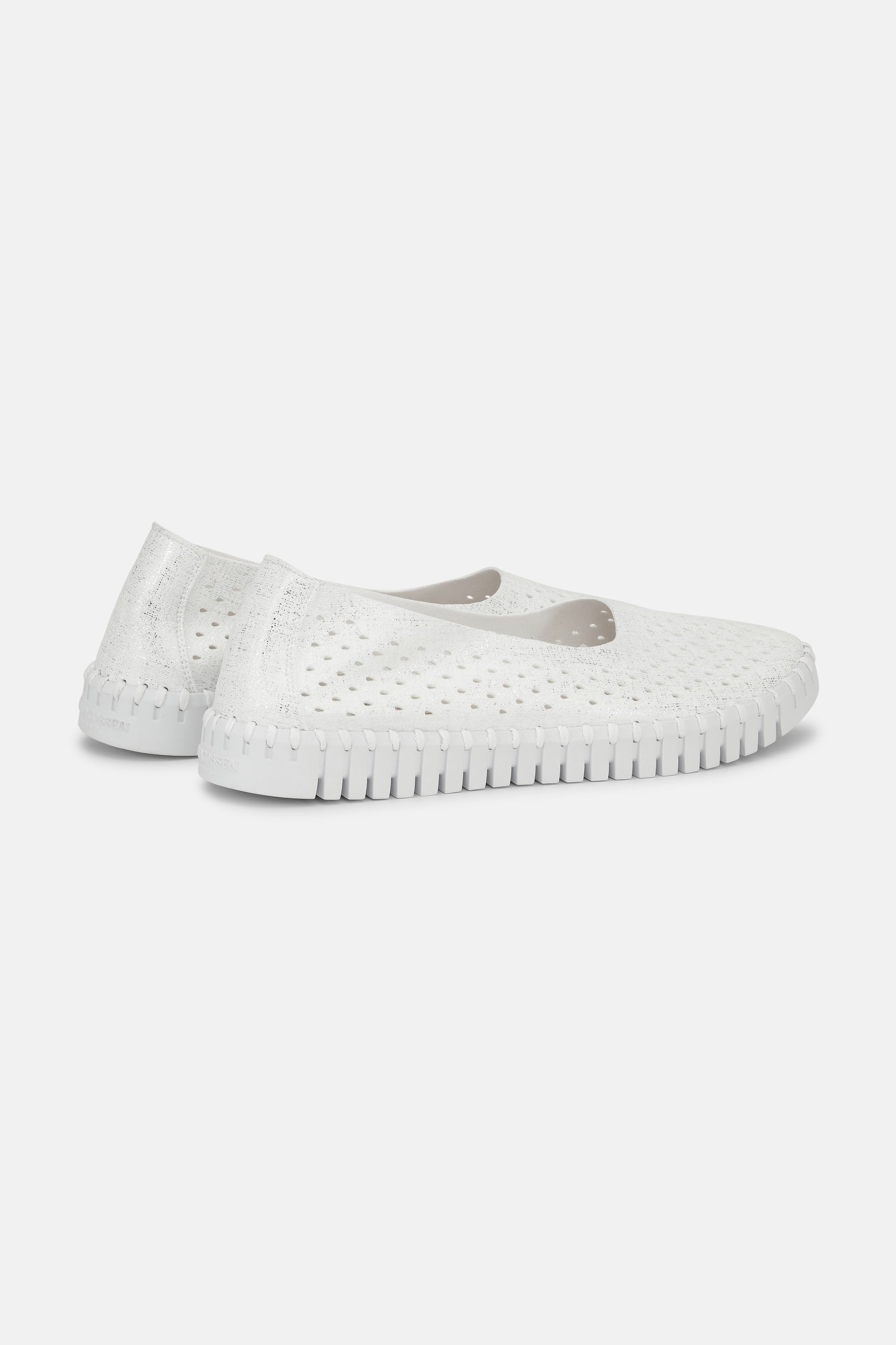 Tulip Sko Glitter - White White